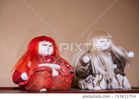 Japanese fat girl dolls in Tenryo Hina Goten museum, Hita Japanese fat girl dolls in Tenryo Hina Goten museum, Hita 133411754