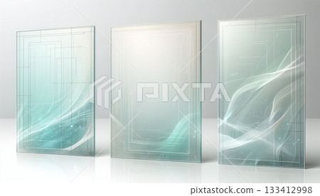 Abstract Glass Technology Display Minimalist Clear Background Futuristic Presentation Screen Modern Data Flow Concept Subtle Light Effect Digital Grid Lines Graphic Backdrop Abstract Glass Technology Display Minimalist Clear Background Futuristic Presentation Screen Modern Data Flow Concept Subtle Light Effect Digital Grid Lines Graphic Backdrop 133412998