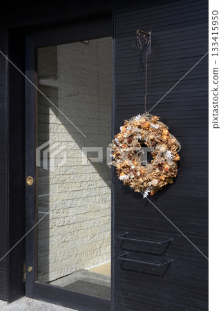 Street corner scenery sketch photo 133415950