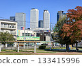 Nagoya City, autumn playground at Yoneno Park 133415996