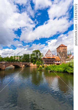 Historic Old Town. Nuremberg, Franconia, Germany Historic Old Town. Nuremberg, Franconia, Germany 133417072