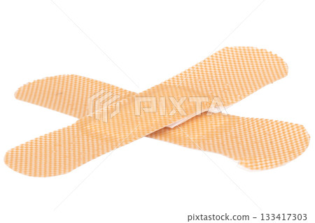 wound plaster isolated on white background 133417303