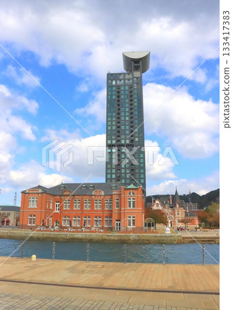 門司古城復古（門司古城復古觀景台，原門司海關大樓，豎幅構圖） 133417383