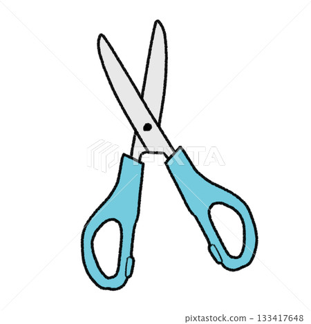 Simple illustration of scissors Simple illustration of scissors 133417648