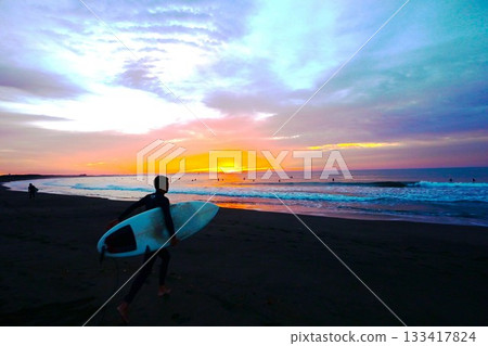 Beach scenery, natural landscape background material, marine sports Beach scenery, natural landscape background material, marine sports 133417824