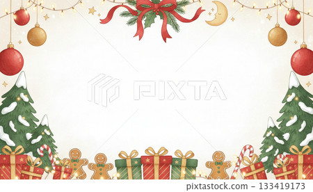 聖誕節背景例證 133419173