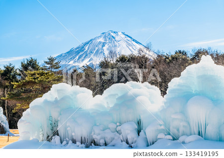 Yamanashi Lake Saiko Ice Festival 133419195