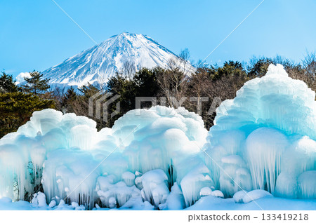 Yamanashi Lake Saiko Ice Festival 133419218