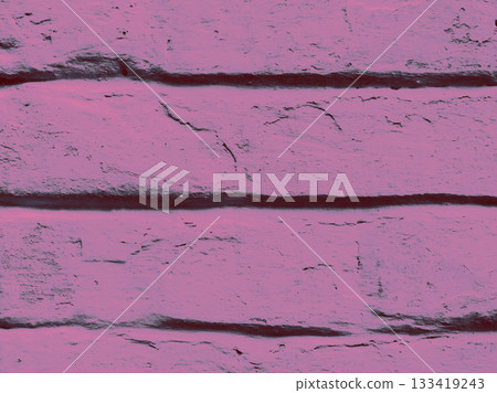 A textured pink brick wall, perfect for backgrounds and design. This image showcases a detailed view of a pink brick wall. Abstract brick pink wall. 133419243