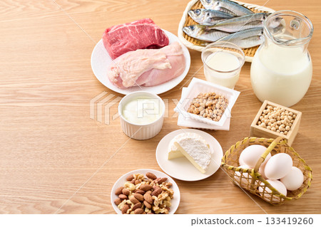 多種蛋白質食物 133419260