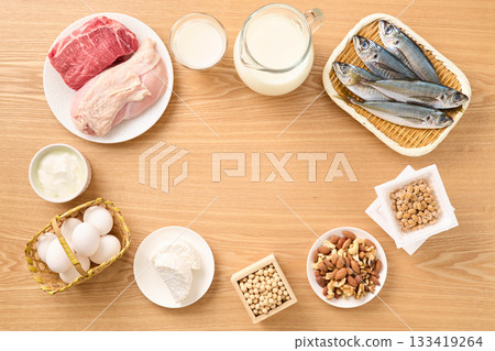 多種蛋白質食物 133419264