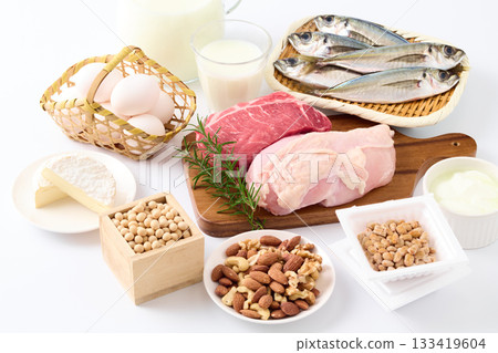 多種蛋白質食物 133419604