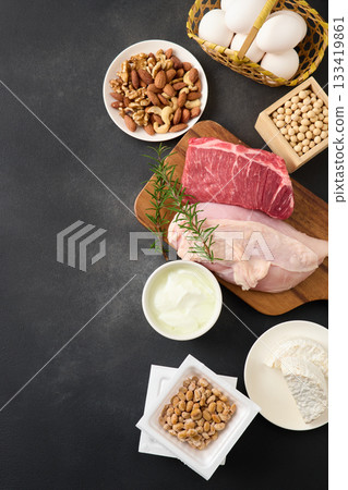 多種蛋白質食物 133419861