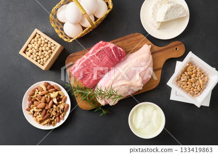 多種蛋白質食物 133419863