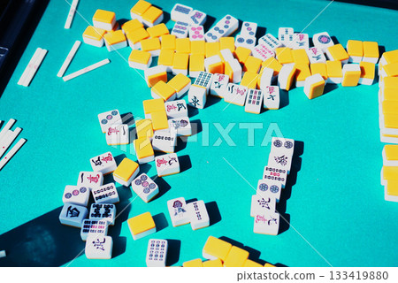 Mah-jong tiles 133419880