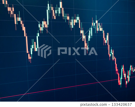Graph Chart Stock Market Candle Stick Trade Business Data Growth Money Diagram blur Blue Background, Abstract Global Forex Bitcoin Crypto currency, Technology Analysis Exchange Profit Success. Graph Chart Stock Market Candle Stick Trade Business Data Growth Money Diagram blur Blue Background, Abstract Global Forex Bitcoin Crypto currency, Technology Analysis Exchange Profit Success. 133420637