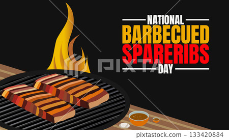 National Barbecued Spareribs Day, Fire Up the Grill for Flavor 133420884