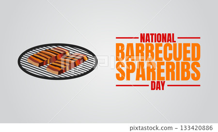 National Barbecued Spareribs Day, Fire Up the Grill for Flavor 133420886