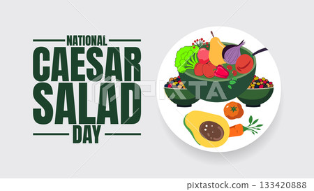 National Caesar Salad Day, Celebrate a Classic with Crunch and Flavor National Caesar Salad Day, Celebrate a Classic with Crunch and Flavor 133420888