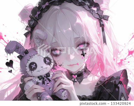 黑髮可愛女孩 133420924