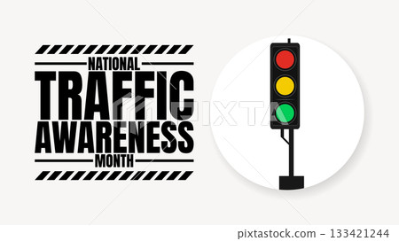 National Traffic Awareness Month Designs, Safety Graphics and Campaign Templates National Traffic Awareness Month Designs, Safety Graphics and Campaign Templates 133421244