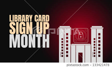 Library Card Sign Up Month, Unlock a World of Knowledge Library Card Sign Up Month, Unlock a World of Knowledge 133421478