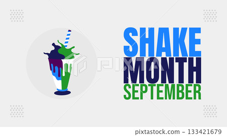Shake Month Celebration, Sweet and Creamy Drinks design templet Shake Month Celebration, Sweet and Creamy Drinks design templet 133421679