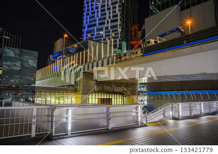 Shibuya Construction Night View July 2022 Shibuya Construction Night View July 2022 133421779
