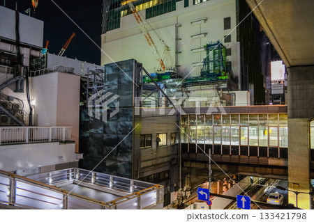 澀谷建築夜景 2022年7月 澀谷建築夜景 2022年7月 133421798
