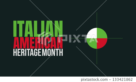 Italian American Heritage and Culture Month poster, October. 133421862