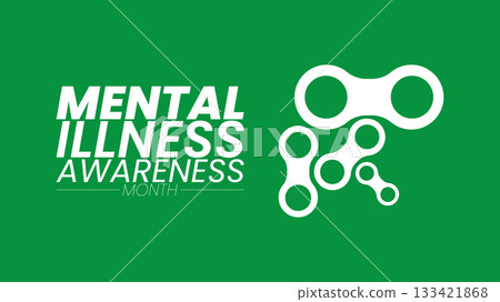 Mental Illness Awareness Month Support Design templet unique design 133421868