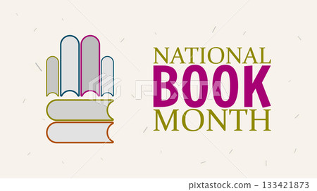 October is National Book Month background template use to background, banner, placard, card, and poster design templet October is National Book Month background template use to background, banner, placard, card, and poster design templet 133421873