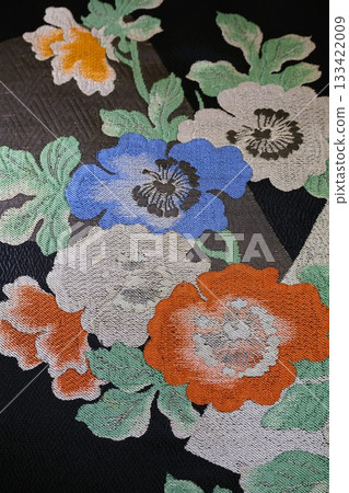 古董花卉圖案腰帶布料 133422009