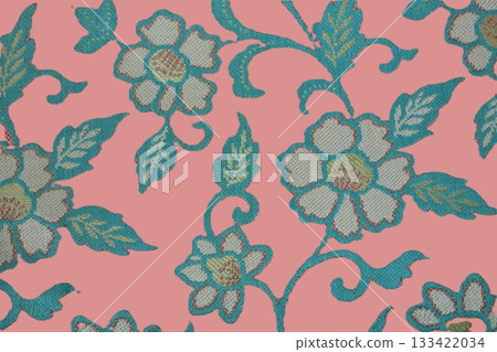 Antique floral obi fabric Antique floral obi fabric 133422034