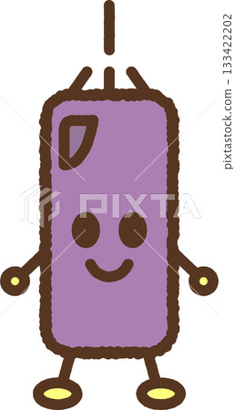 手繪人物插畫圖示 拳擊沙袋 手繪人物插畫圖示 拳擊沙袋 133422202