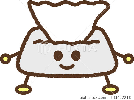 Hand-drawn character illustration icon: Pocket tissue Hand-drawn character illustration icon: Pocket tissue 133422218