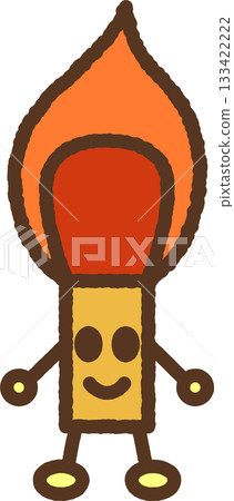 Hand-drawn character illustration icon: Match 133422222