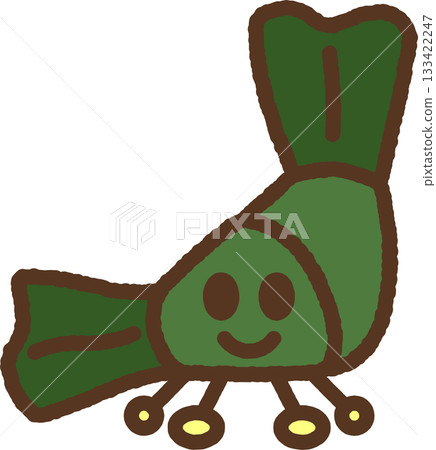 手繪人物插畫圖示：昆布 133422247