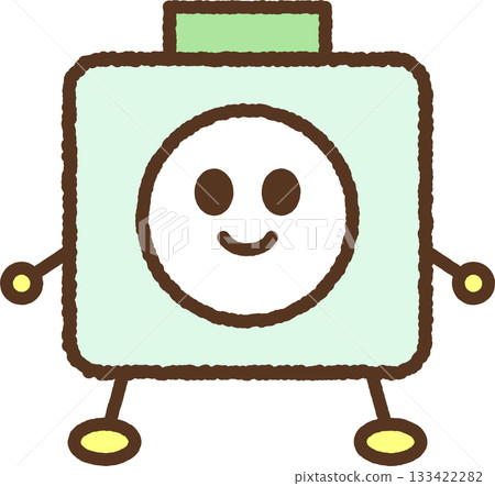 手繪人物插畫圖示：鬧鐘 133422282