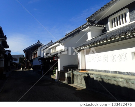 Wakimachi Minamimachi, a town that flourished as a castle town of Waki Castle in Mima City, Tokushima Prefecture, is lined with traditional buildings and known as the Udatsu Townscape. Wakimachi Minamimachi, a town that flourished as a castle town of Waki Castle in Mima City, Tokushima Prefecture, is lined with traditional buildings and known as the Udatsu Townscape. 133422476