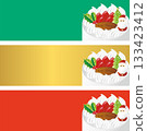 Christmas cake and Santa illustration banner frame copy space background material set Christmas cake and Santa illustration banner frame copy space background material set 133423412