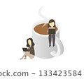 Coffee break from work to boost your motivation at work 133423584