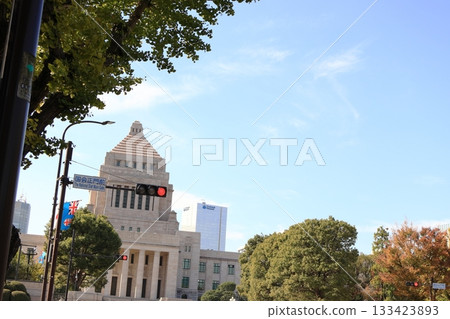 國會議事堂和藍天 133423893