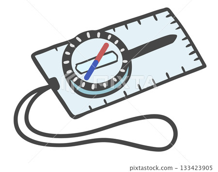 Mountaineering compass and magnetic compass 133423905