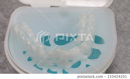 Mouthpieces placed in a case Mouthpieces placed in a case 133424201