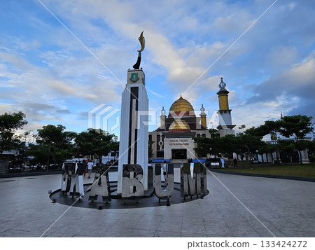 this is landmark of Sukabumi City with local mosque this is landmark of Sukabumi City with local mosque 133424272