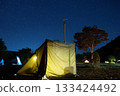Camping under the stars 133424492
