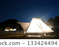 Camping under the stars 133424494