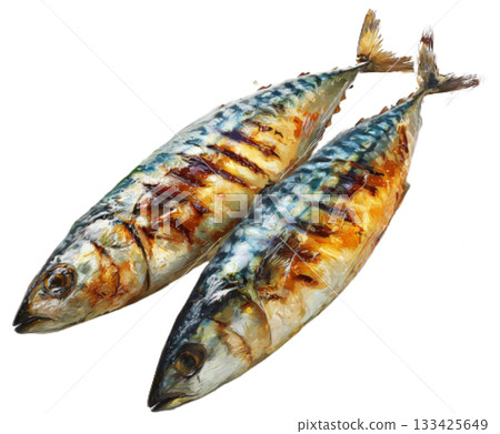Grilled Mackerel Grilled Mackerel 133425649