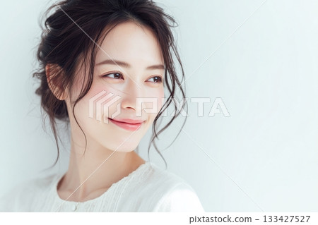 Beauty image of a young Japanese woman 133427527